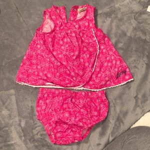 Baby girl matching set 6-9M